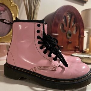 Dr. Martens Kids Pink Boots